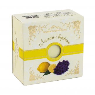 Елітне мило в подарунковій упаковці "Лимон і вербена"