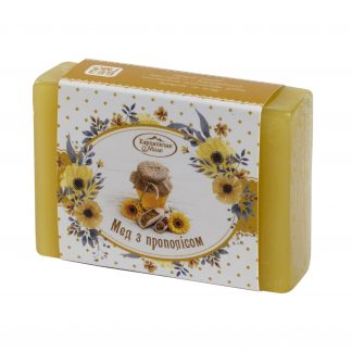 Карпатське мило "Мед з прополісом"