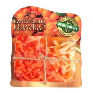 Натуральне мило “Обліпиха” на планшетці