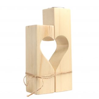 Підсвічник "Серце" натуральний