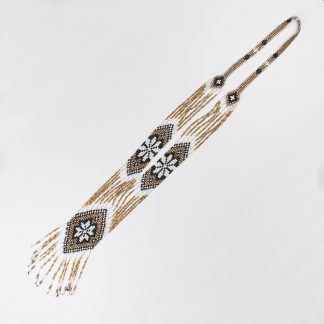 Гердан коричневий (бісер)