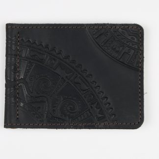 Зажим для грошей чорний Зодіак