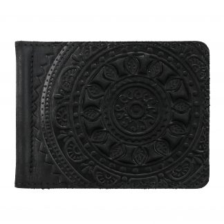 Зажим для грошей чорний “сонце”