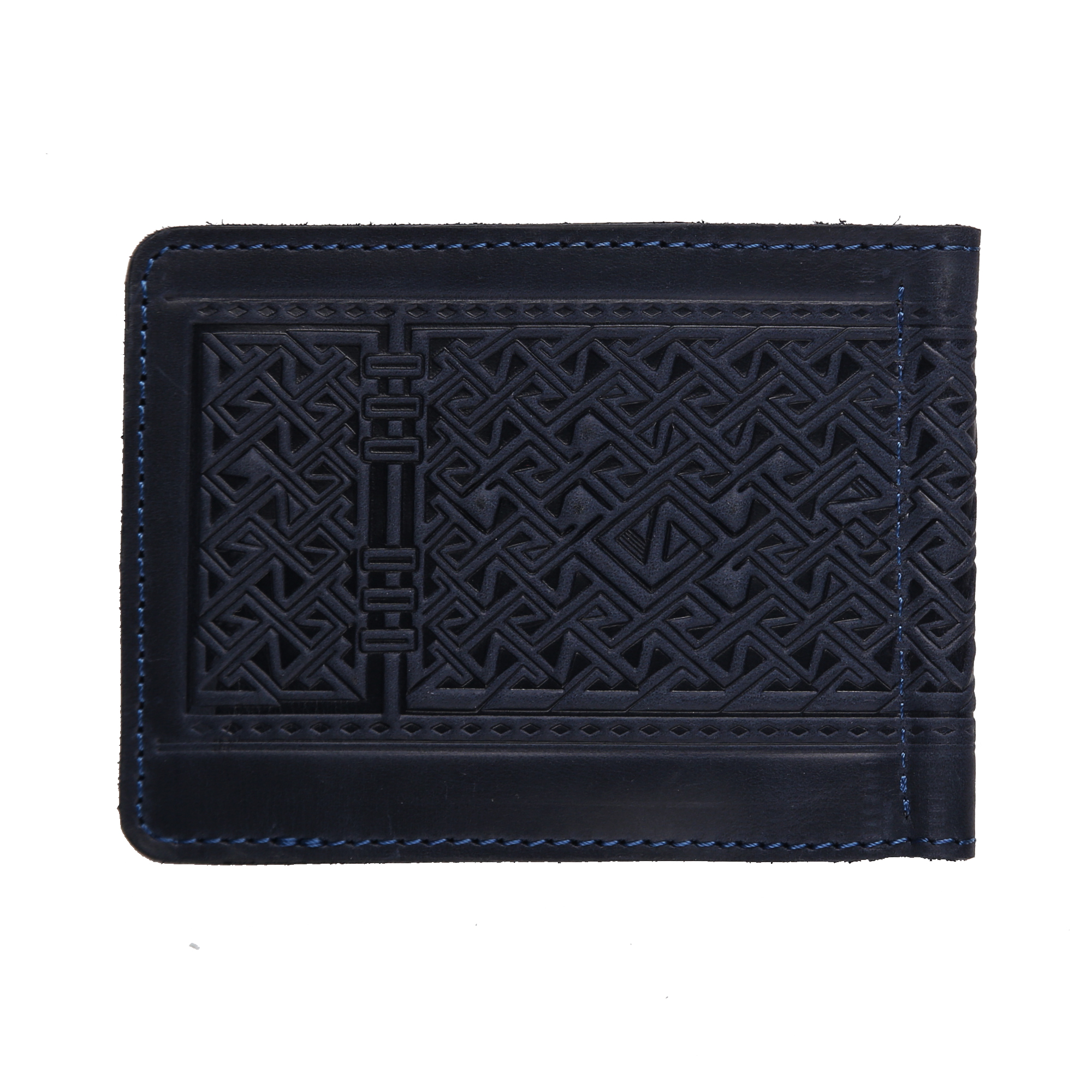 Зажим для грошей синій "герб" - Зображення 3