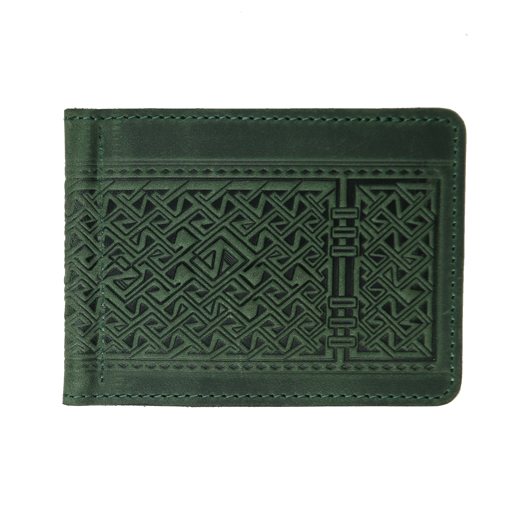 Зажим для грошей зелений "герб" - Зображення 3