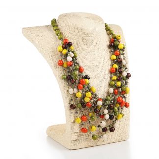 Намисто дерев'яне різнокольорове