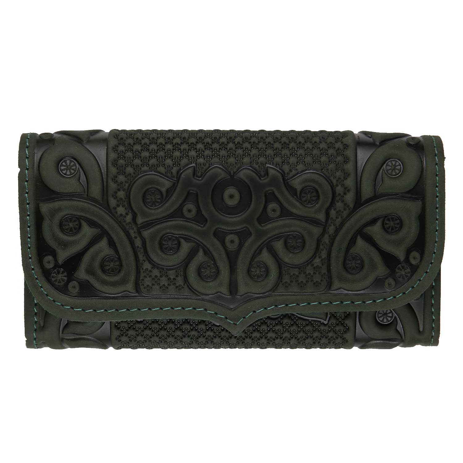 Гаманць "Баранці" темнозелений