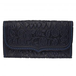 Гаманець " Маки" темно-синій