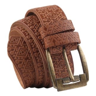 Ремінь рудий"Ромб"