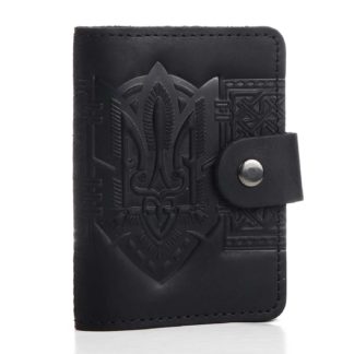 Візитниця чорна "Герб"