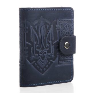 Візитниця синя "Герб"