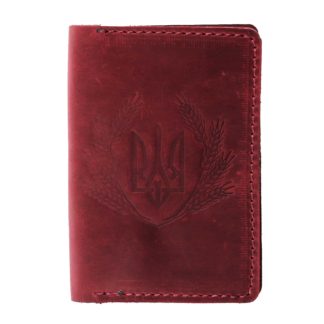Докхолдер "Тризуб" бордовий