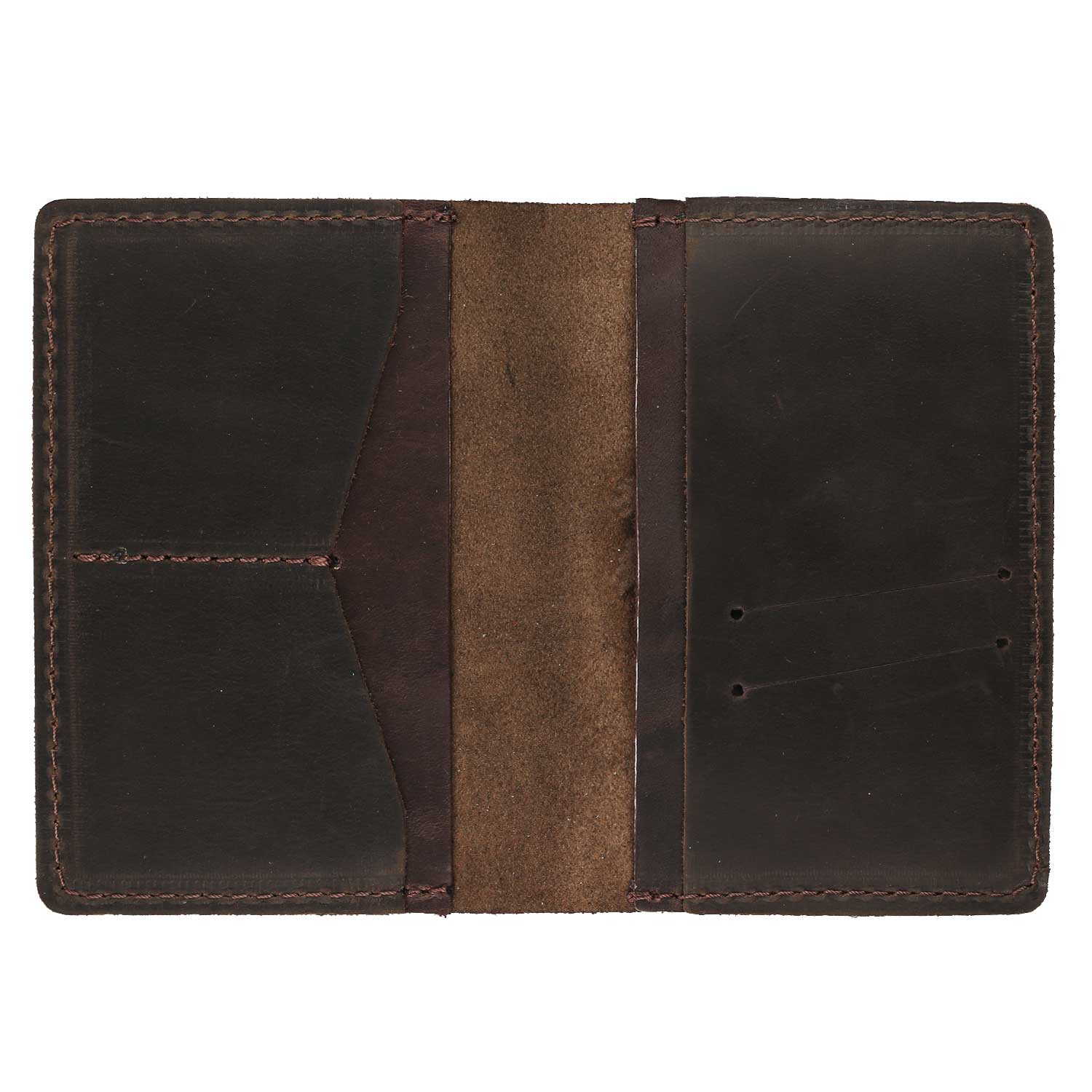 Обкладинка для документів(картхолдер) темно-коричнева "Тризуб" - Зображення 2