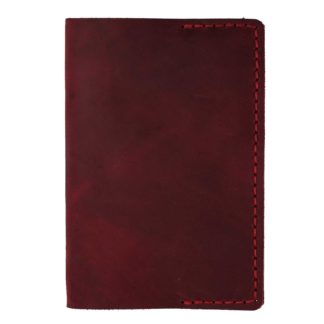 Обкладинка на паспорт бордова