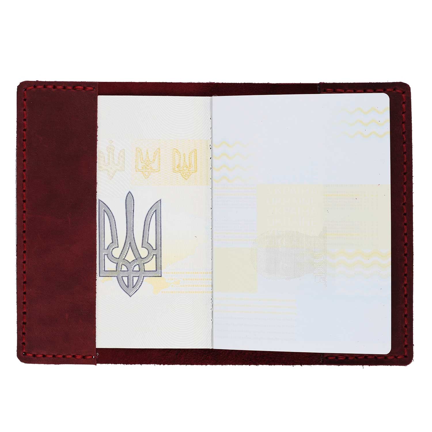 Обкладинка на паспорт бордова - Зображення 7