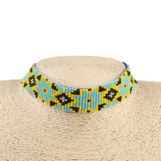 Гердан стрічковий, блакитно-жовто-блакитний