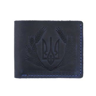 Гаманець синій складений герб (наш бренд)