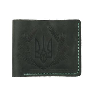 Гаманець зелений складений герб (наш бренд)