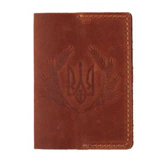 Обкладинка на паспорт "Наш бренд" герб коньяк