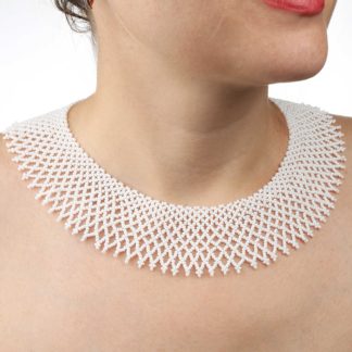 Силянка з бісеру біла