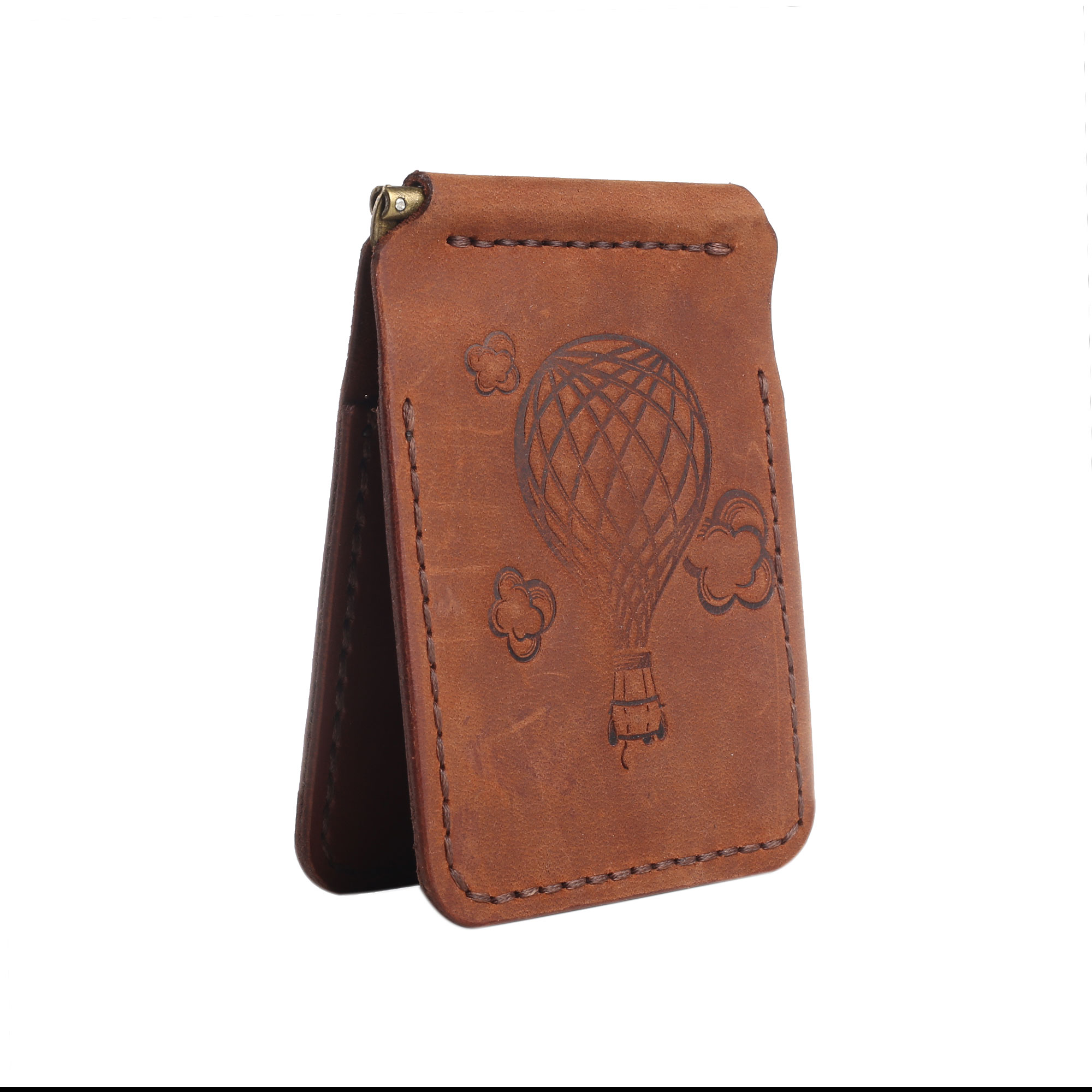 Затискач для купюр "Куля" коньяк