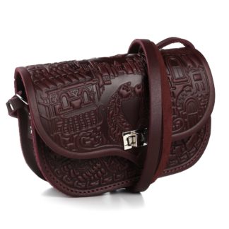 Сумка "Котики" бордова