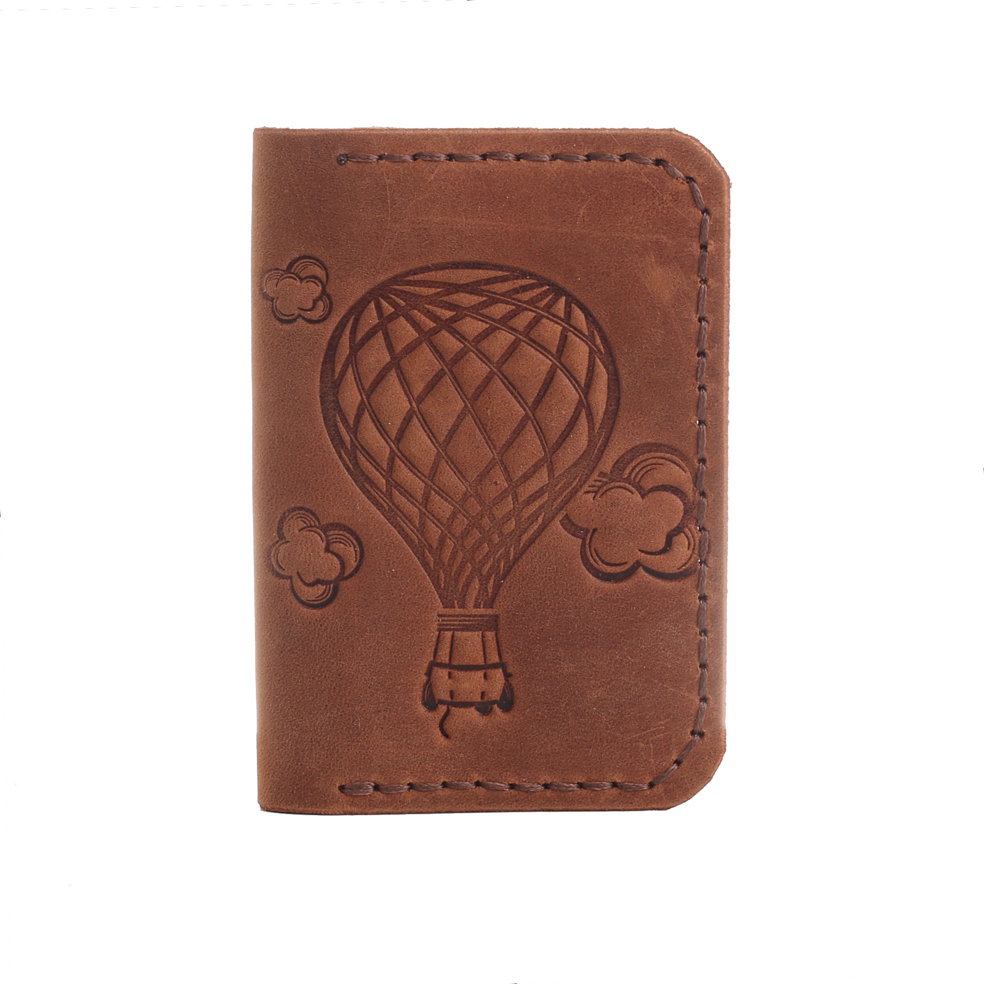 Обкладинка для документів(картхолдер) коньяк "Куля"