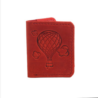 Обкладинка для документів(картхолдер) червона “Куля”