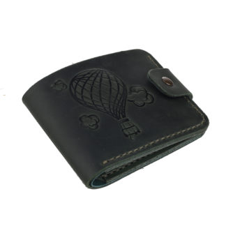 Гаманець складений зелений "Куля"