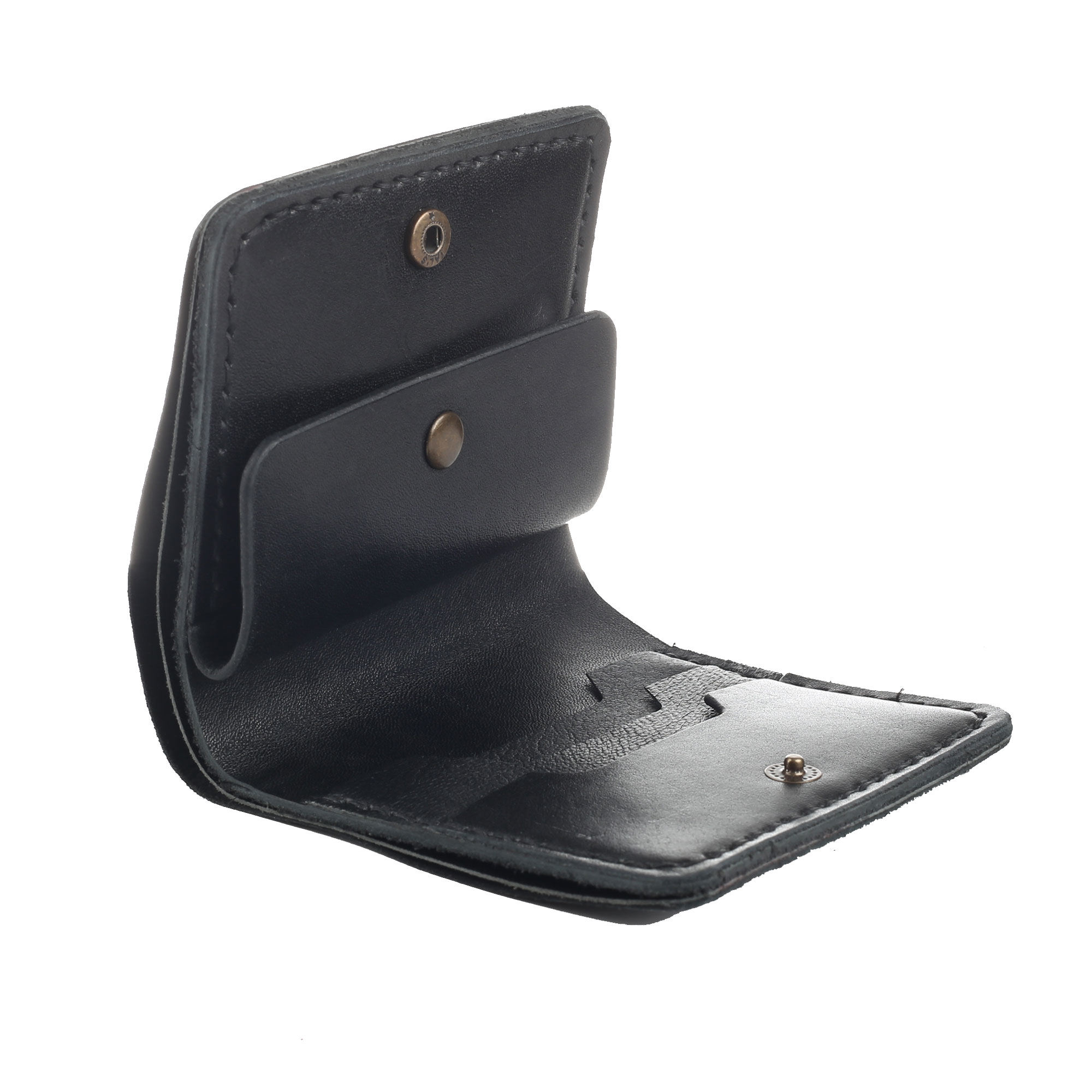 Гаманець квадратний чорний "Куля" - Зображення 2