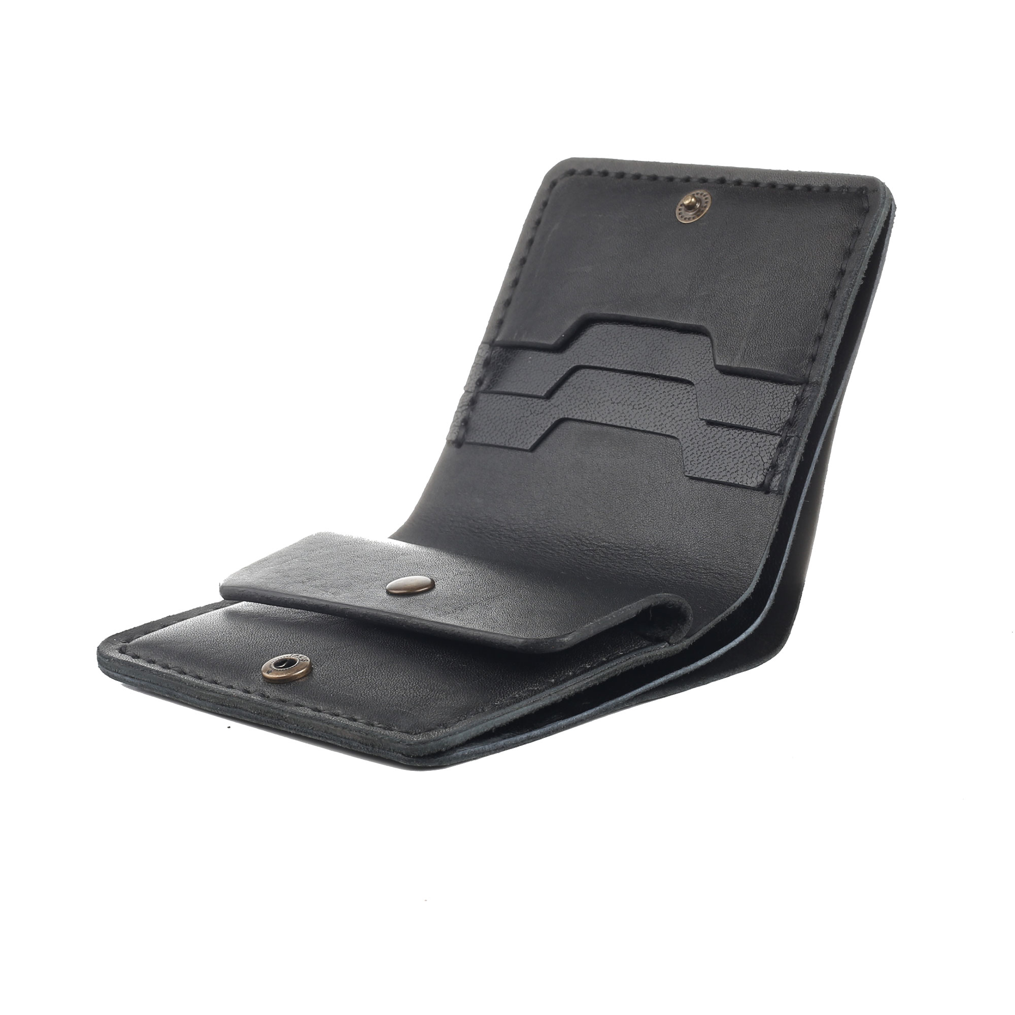 Гаманець квадратний чорний "Куля" - Зображення 3