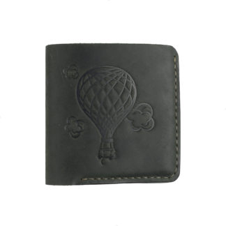 Гаманець квадратний зелений "Куля"