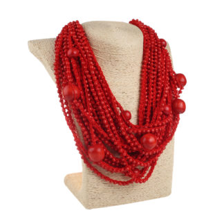 Кольє “Багате” червоне