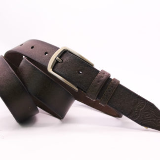 Ремінь  коричневий "Тиснення"