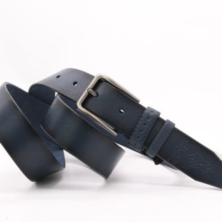 Ремінь синій "Тиснення"