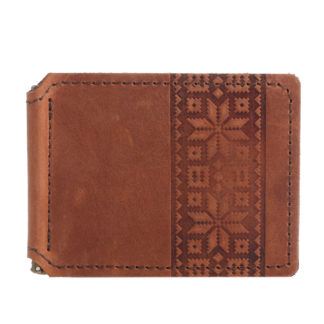 Затискач для купюр рудий “Вишиванка”