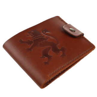 Гаманець рудий складений Лев