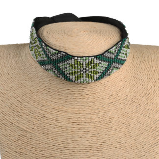 Гердан стрічковий, геометрія зелена 1