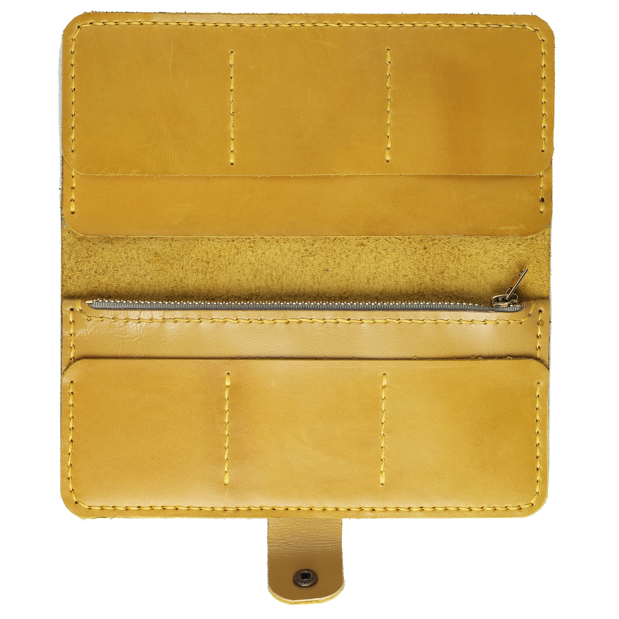 Гаманець лонгер “Квіти” жовтий - Зображення 3
