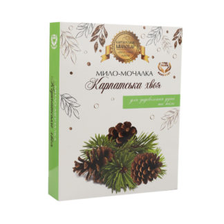 Мило-мочалка “Карпатська хвоя”