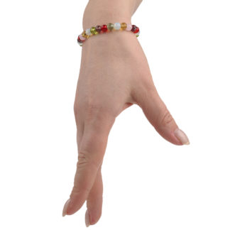 Браслет з каменю котяче око