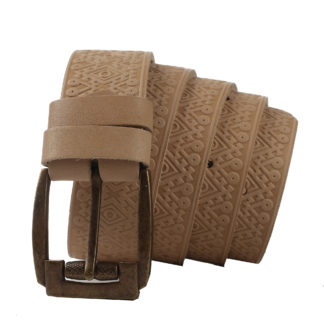 Ремінь бежевий “Ромб”