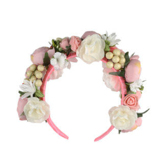 Віночок рожевий "Півонії"