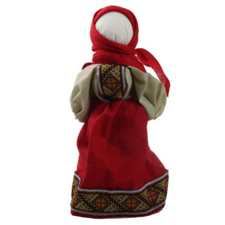 Мотанка червона в хустині