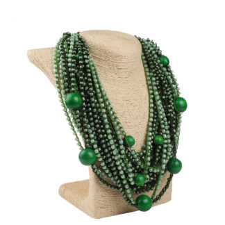 Кольє “Багате” зелене