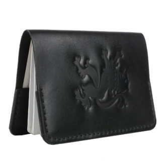 Обкладинка на паспорт чорна "Лев"