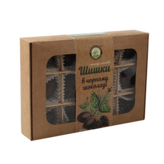 Шишки в чорному шоколаді