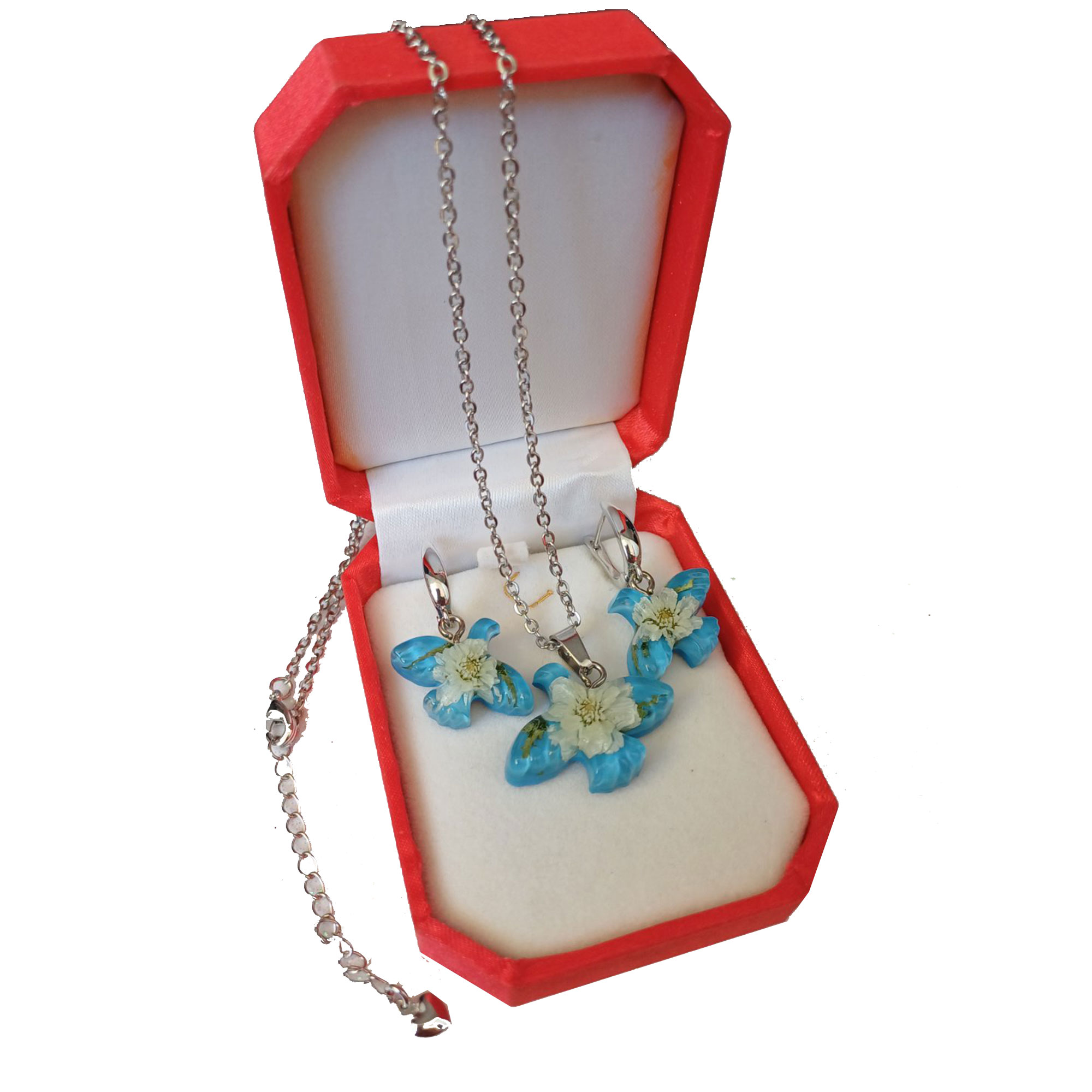 Набір блакитний 1 "Квіткові ластівки"