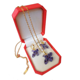 Набір фіолетовий "Квіткові ластівки"