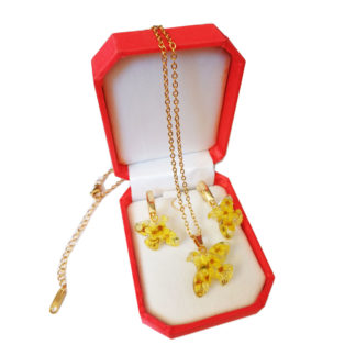 Набір жовтий "Квіткові ластівки"